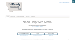 Desktop Screenshot of edreadymontana.org